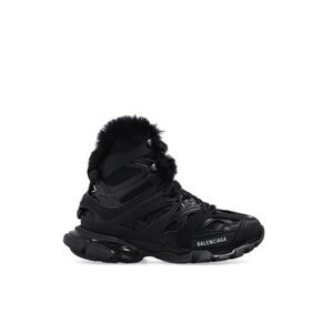 BALENCIAGA TRACK HIKE FAUX FUR-LINED SNEAKERS 'BLACK'